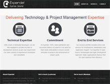 Tablet Screenshot of experdel.com